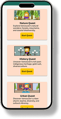 questify home screen
